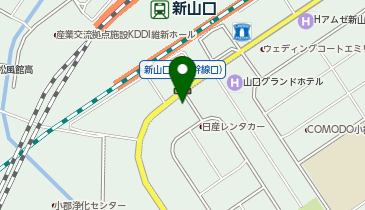 ニッポンレンタカー 新山口駅前の地図画像