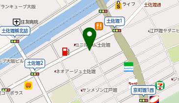 ニッポンレンタカー 中之島駅・土佐堀の地図画像