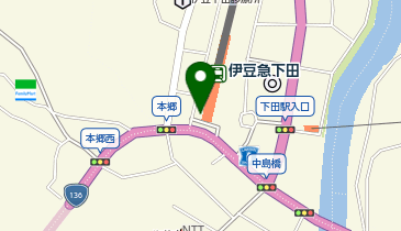 ニッポンレンタカー 下田駅前の地図画像