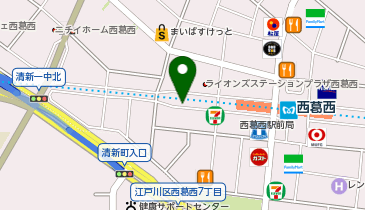 ニッポンレンタカー 西葛西駅前の地図画像