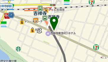 ニッポンレンタカー 吉祥寺の地図画像