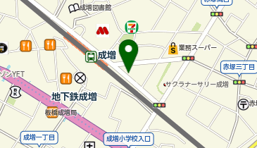ニッポンレンタカー 成増駅前の地図画像