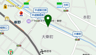 ニッポンレンタカー 秦野駅前の地図画像