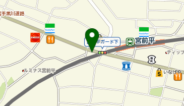 ニッポンレンタカー 宮前平駅前の地図画像