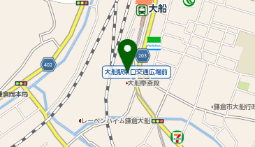 ニッポンレンタカー 大船駅前の地図画像