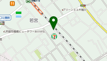 ニッポンレンタカー 桶川駅前の地図画像
