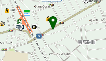 ニッポンレンタカー 浦和駅前の地図画像