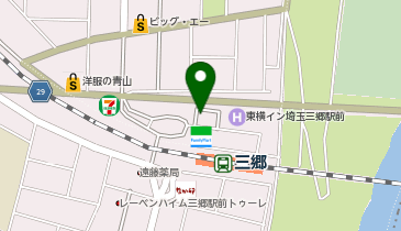 ニッポンレンタカー 三郷駅前の地図画像