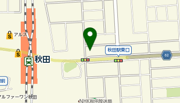 ニッポンレンタカー 秋田駅東口の地図画像