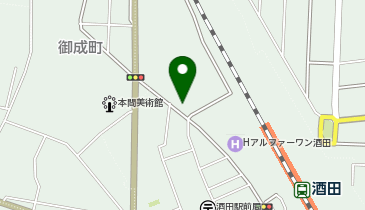 ニッポンレンタカー 酒田駅前の地図画像
