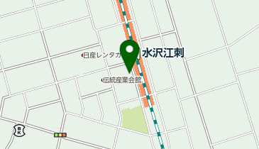 ニッポンレンタカー 水沢江刺駅前の地図画像