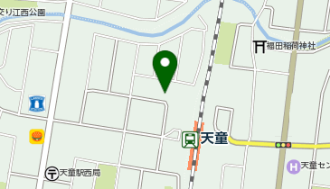 ニッポンレンタカー 天童駅西口の地図画像
