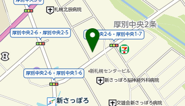 ニッポンレンタカー 新さっぽろ駅前の地図画像