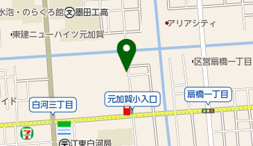 三井のカーシェアーズ リパーク白河4丁目(自転車禁止)の地図画像