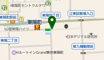 三井のカーシェアーズ リパーク新砂1丁目(自転車可)の地図画像