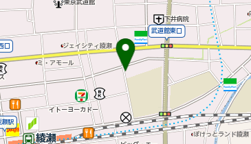三井のカーシェアーズ リパーク綾瀬3丁目第2(自転車可)の地図画像