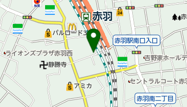 三井のカーシェアーズ リパーク赤羽駅西口(自転車可)の地図画像