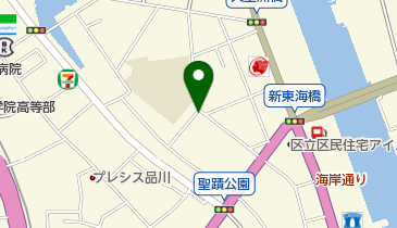 三井のカーシェアーズ リパーク東品川1丁目第3(自転車可)の地図画像