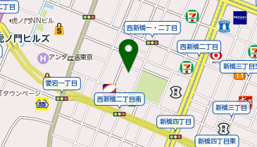 三井のカーシェアーズ リパーク西新橋2丁目第5(自転車可)の地図画像