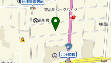 三井のカーシェアーズ 東品川3丁目第3(自転車禁止)の地図画像