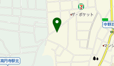 三井のカーシェアーズ リパーク中野3丁目第2(自転車可)の地図画像