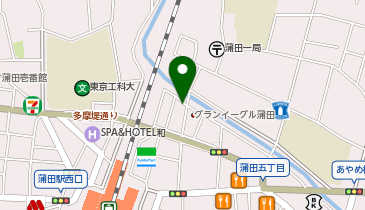 三井のカーシェアーズ リパーク蒲田5丁目第8(自転車可)の地図画像