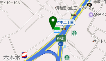 三井のカーシェアーズ リパーク六本木2丁目第4(自転車可)の地図画像