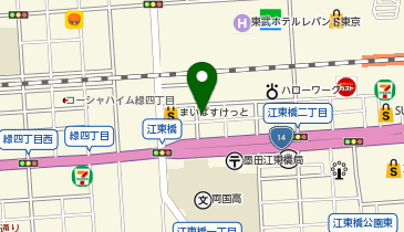 三井のカーシェアーズ リパーク江東橋1丁目第5(自転車可)の地図画像
