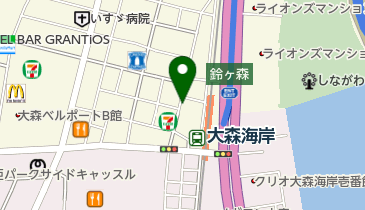 三井のカーシェアーズ リパーク南大井3丁目第2(自転車可)の地図画像