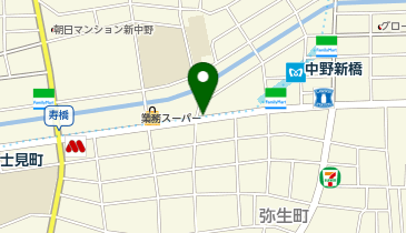 三井のカーシェアーズ リパーク中野弥生町2丁目第5(自転車可)の地図画像