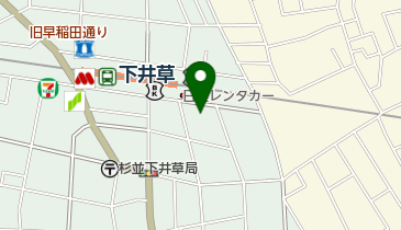 三井のカーシェアーズ リパーク下井草2丁目第3(自転車禁止)の地図画像