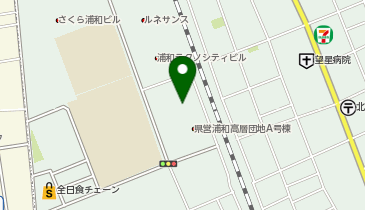 三井のカーシェアーズ リパーク浦和高層団地(自転車可)の地図画像