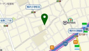 三井のカーシェアーズ リパーク駒沢2丁目第8(自転車可)の地図画像