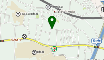 三井のカーシェアーズ リパーク目黒駒場1丁目(自転車可)の地図画像