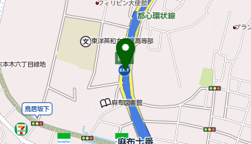 三井のカーシェアーズ 麻布永坂町第1(自転車禁止)の地図画像