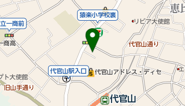 三井のカーシェアーズ リパーク代官山第8(自転車可)の地図画像