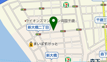 三井のカーシェアーズ シティハウス東京森下の地図画像