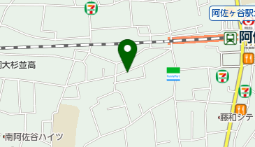 三井のカーシェアーズ リパーク阿佐ケ谷南3丁目第2(自転車禁止)の地図画像
