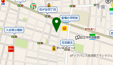 三井のカーシェアーズ リパーク松が谷4丁目第2(自転車可)の地図画像