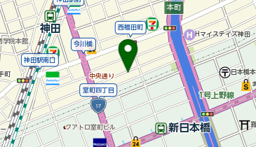 三井のカーシェアーズ リパーク千代田区鍛冶町1丁目第3(自転車可)の地図画像