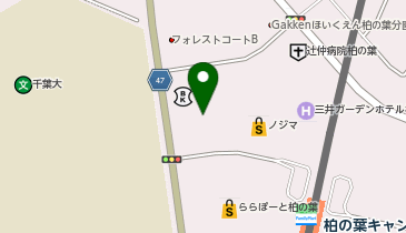 三井のカーシェアーズ 柏の葉ゲートスクエア(自転車禁止)の地図画像