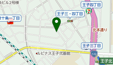 三井のカーシェアーズ リパーク王子3丁目第4(自転車可)の地図画像