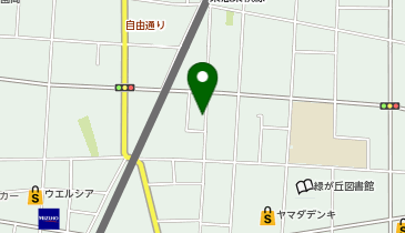 三井のカーシェアーズ リパーク自由が丘1丁目第3(自転車禁止)の地図画像