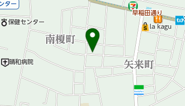 三井のカーシェアーズ リパーク新宿矢来町第3(自転車可)の地図画像