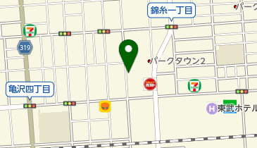 三井のカーシェアーズ リパーク亀沢4丁目第2(自転車可)の地図画像