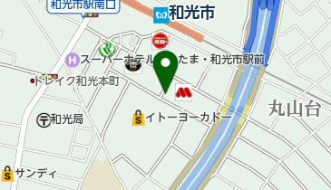 三井のカーシェアーズ リパーク和光市駅南口第3(自転車可)の地図画像