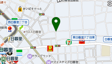 三井のカーシェアーズ リパーク東日暮里6丁目第2(自転車可)の地図画像