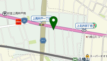 三井のカーシェアーズ リパーク上高井戸1丁目(自転車可)の地図画像