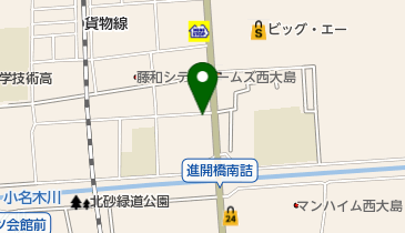三井のカーシェアーズ リパーク大島1丁目(自転車可)の地図画像