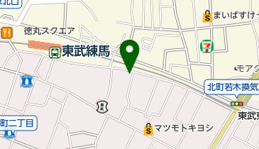 三井のカーシェアーズ リパーク練馬北町1丁目第2(自転車可)の地図画像